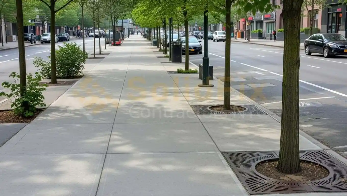 concrete steps getting repaired in nyc