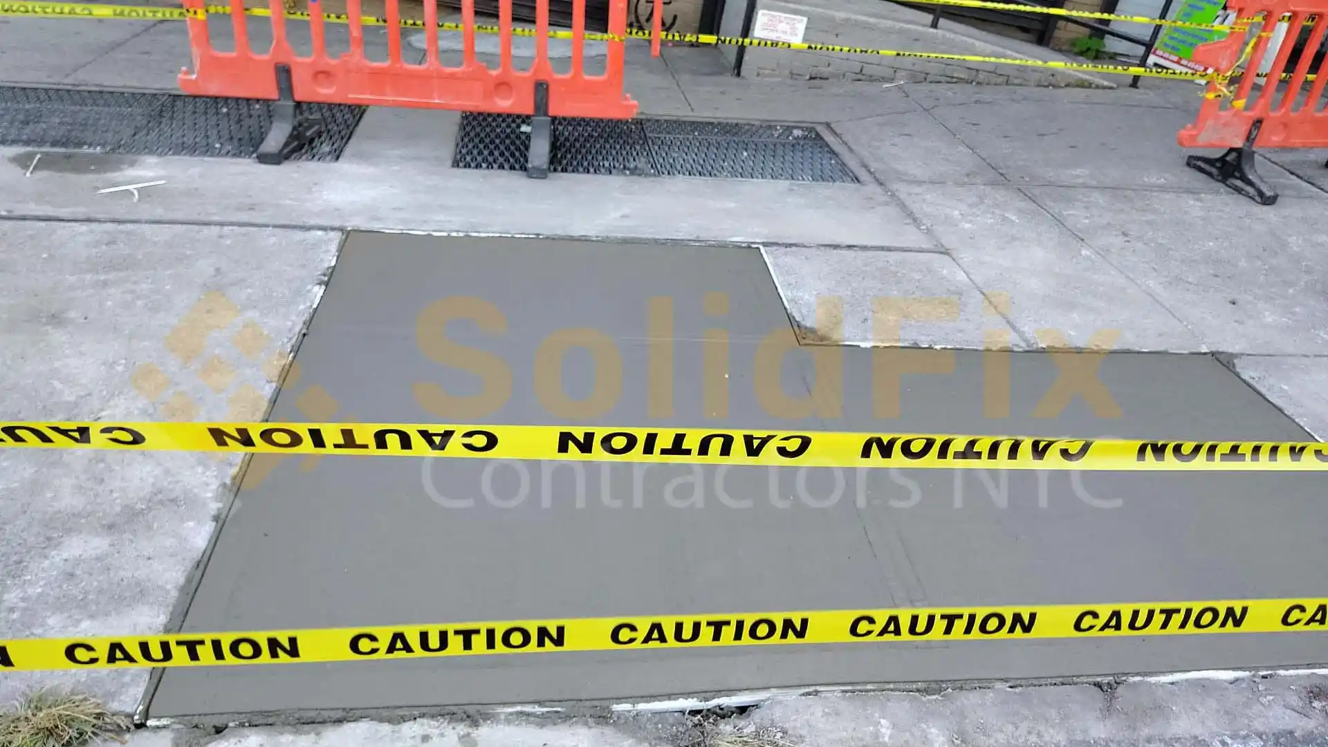 Concrete driveway repair in Brooklyn comparing DIY fixes and professional services showing cracks being repaired and the improved driveway surface.